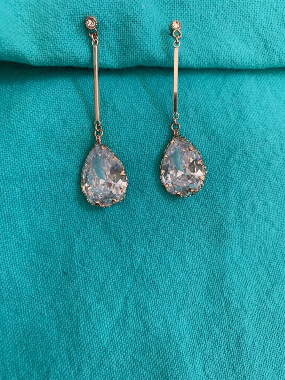 Crystal drop earrings